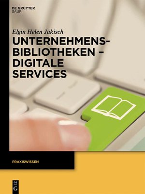 cover image of Unternehmensbibliotheken--Digitale Services